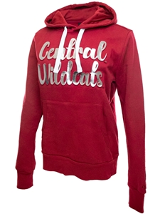 Crimson Central Wildcats Hood