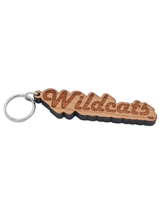 Wooden Text Key Tag