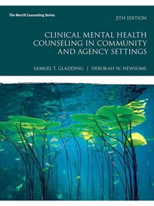 IA:PSY 445: MYLAB COUNSELING FOR CLINICAL MENTAL HEALTH COUNSELING IN COMMUNITY AND AGENCY SETTINGS