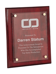 Rosewood Piano Finish Plaque