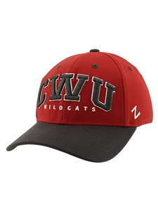 Zephyr Fitted Red and Black Hat