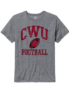 CWU Football TriBlend Tee