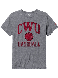 CWU Baseball TriBlend Tee