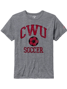 CWU Soccer TriBlend Tee