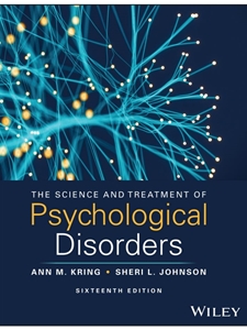 IA:PSY 449: THE SCIENCE AND TREATMENT OF PSYCHOLOGICAL DISORDERS