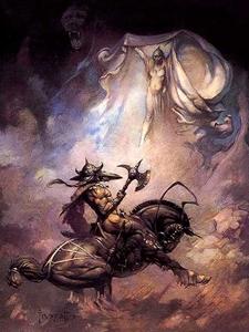 Frazetta Canvas Print 16x20 - The Apparition