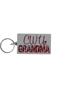 Grandma Recycled Pressed Wood Keychain