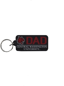 Dad Recycled Pressed Wood Keychain