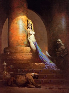 Frazetta Canvas Print - Egyptian Queen