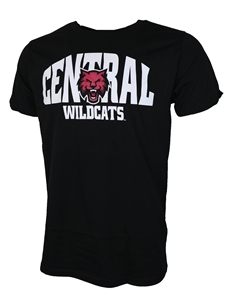 Central Wildcats Black Tee