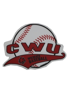 CWU Baseball Sticker