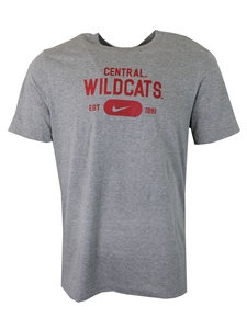 Central Wildcats Gray Nike Tee