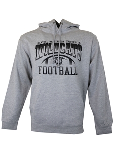 Wildcats Football Gray Hood