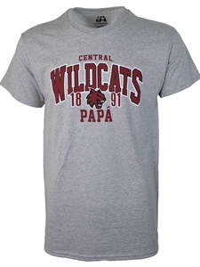CWU Papa' Gray Tee