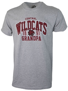CWU Grandpa Gray Tee