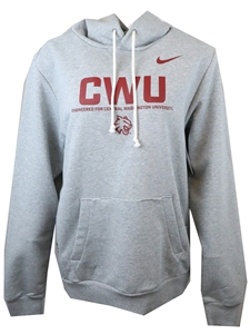 CWU Gray Nike Hood