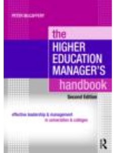 HIGHER EDUCATION MANAGER'S HANDBOOK