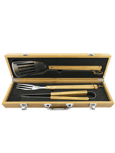 Bamboo BBQ 3 Piece Set (Customizable)