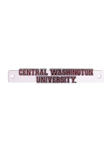 Central Washington University License Plate Badge