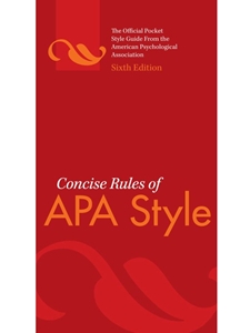 CONCISE RULES OF APA STYLE
