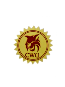 Small CWU Cathead Seal Star Sticker