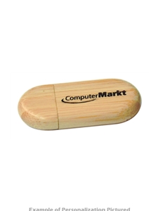 8 GB Bamboo Flash Drive (Customizable)