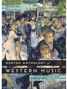 NORTON ANTHOL.OF WESTERN MUSIC,V.1