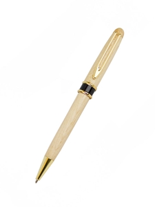 Maple or Rosewood Pen with Black Band (Customizable)
