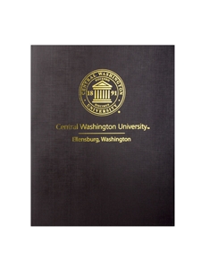 CWU Linen Portfolio Folder