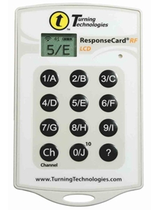 RESPONSE CARD RF - LCD (CLICKER)