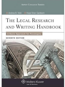 LEGAL RESEARCH+WRITING HANDBK