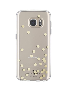 Kate Spade Samsung Galaxy S7 - Confetti Dot Gold Foil/Clear