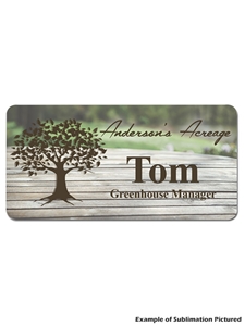 Name Tag Full Color (Customizable)