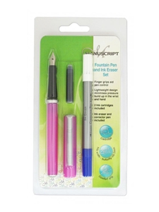 FOUNTAIN PEN AND INK ERASER SET