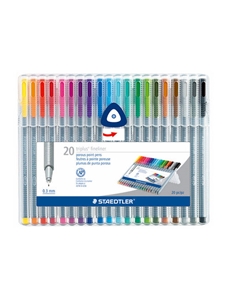 Staedtler Triplus Fineliner Pens 20 Pack