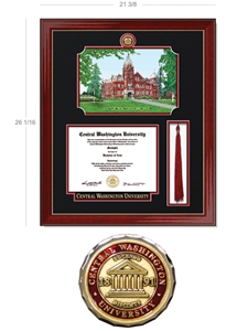 Elite Lithograph Diploma Frame + Tassel