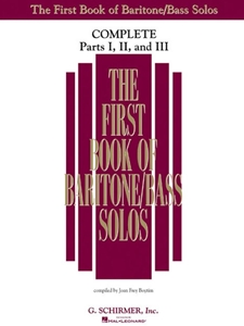 THE FIRST BOOK OF BARITON/BASS SOLOS