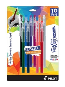 Frixion Erasable Color Stick 0.7mm 10pk Pen Set