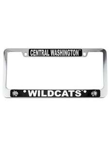 Central Washington Wildcats License Plate Frame